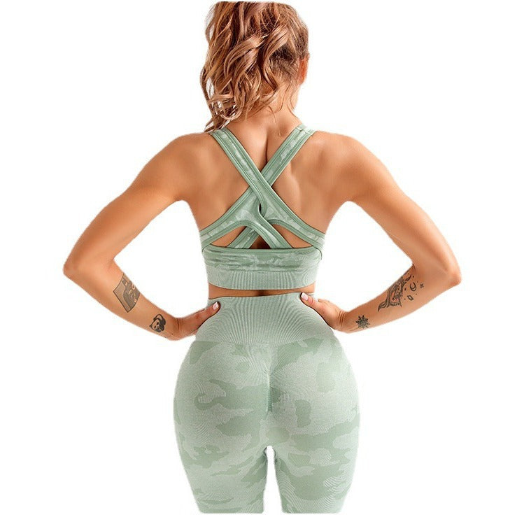 Camouflage 3-Piece Fitness Set – Ansicht 4 – VYROX