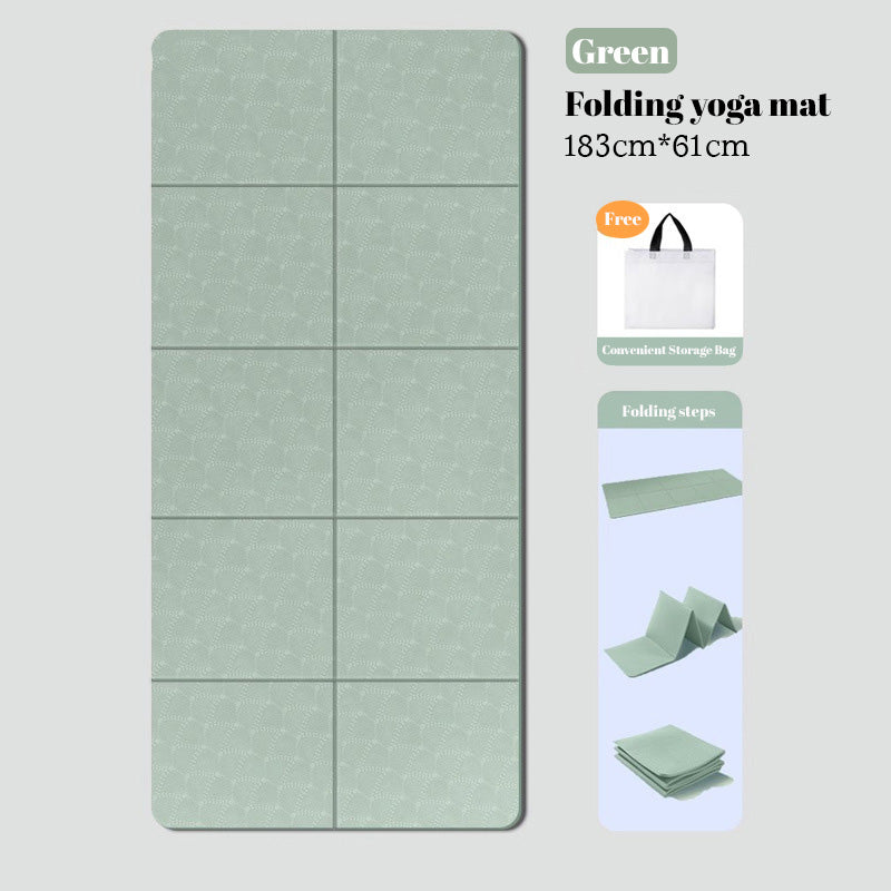 Faltbare TPE Yoga Matte Detailansicht – VYROX