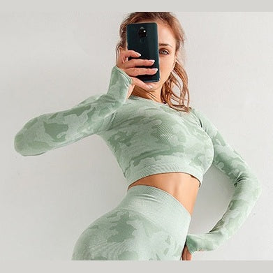 Camouflage 3-Piece Fitness Set – Ansicht 17 – VYROX