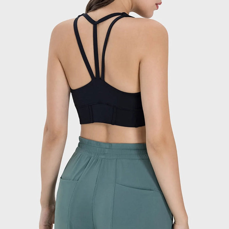 Aktives Tanktop mit quadratischem Ausschnitt und breiten Trägern – Ansicht 6 – VYROX