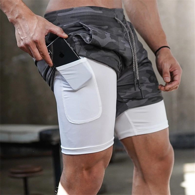 Camo Running Shorts Detailansicht – VYROX