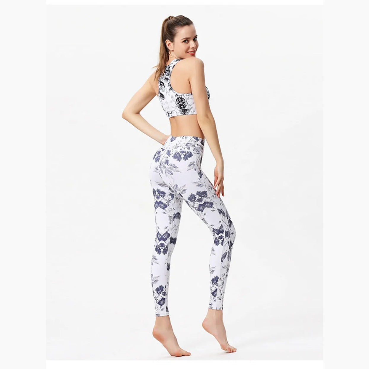 Bedruckte, hochgeschnittene Sportleggings – Ansicht 17 – VYROX