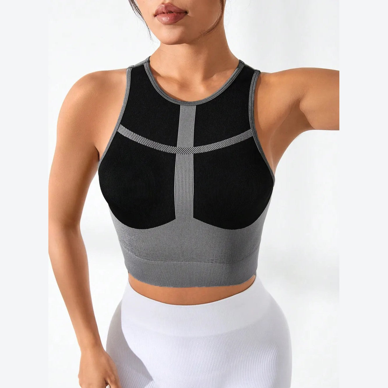 Round Neck Active Tank Produktbild – VYROX