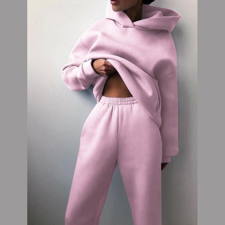 Damen Oversized Tracksuit mit Fleece – Ansicht 7 – VYROX