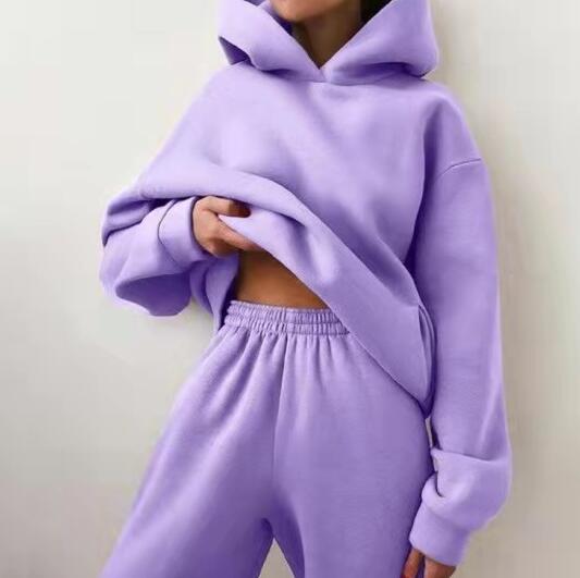Damen Oversized Tracksuit mit Fleece – Ansicht 6 – VYROX