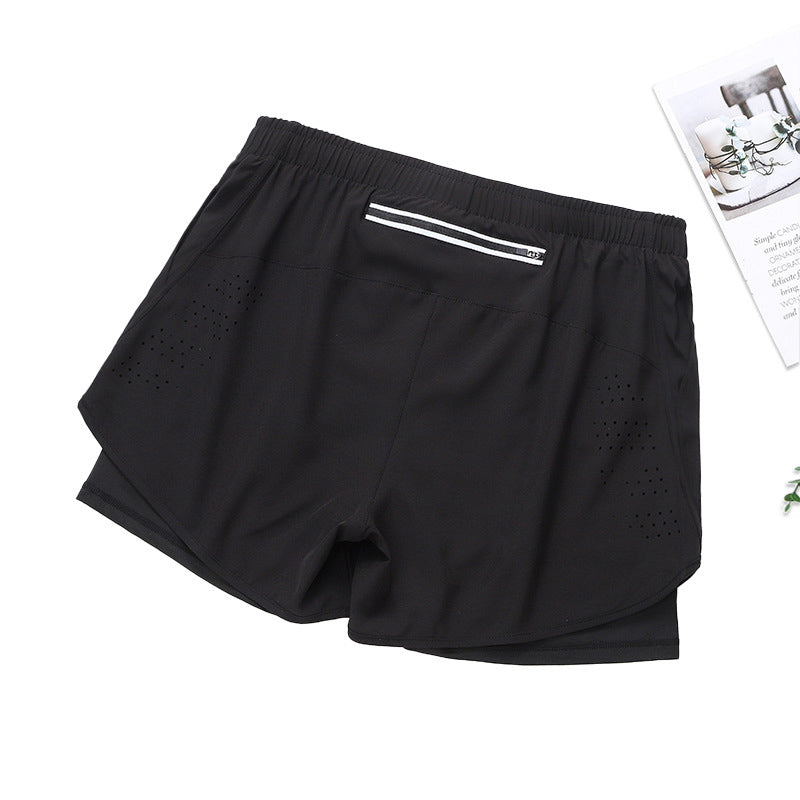 Doppel-Layer Sportshorts für Herren