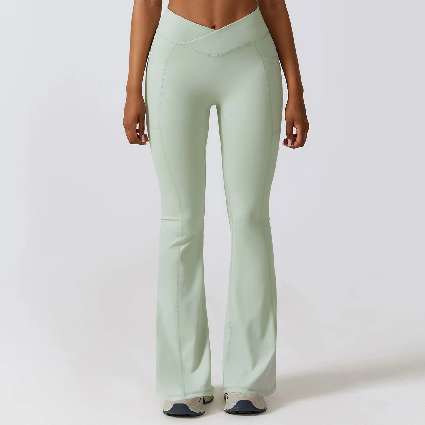 Stretch Fitness Flared Leggings – Ansicht 4 – VYROX