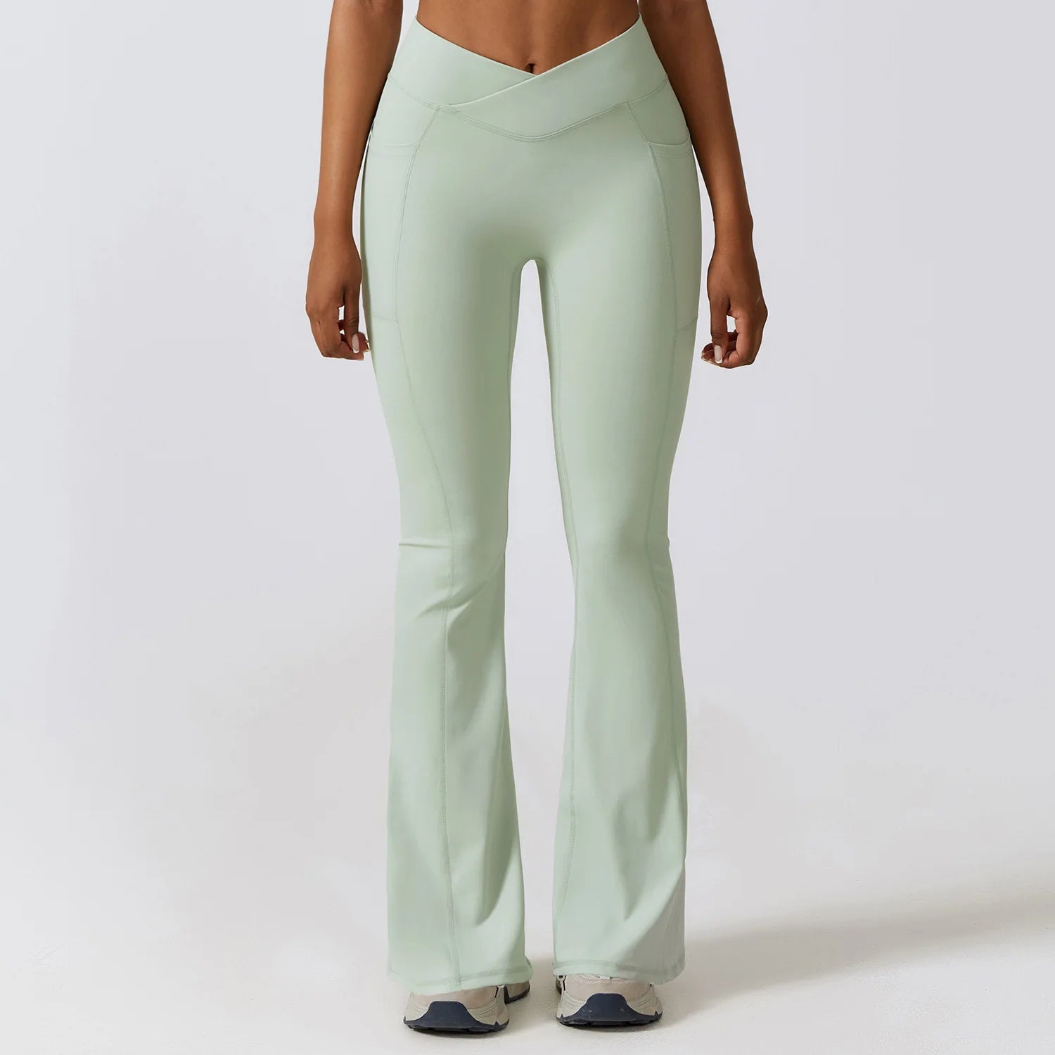 Stretch Fitness Flared Leggings – Ansicht 4 – VYROX