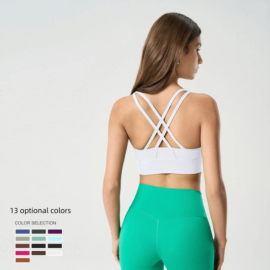 Cross Back Yoga Sports Bra – VYROX Fitnesswear