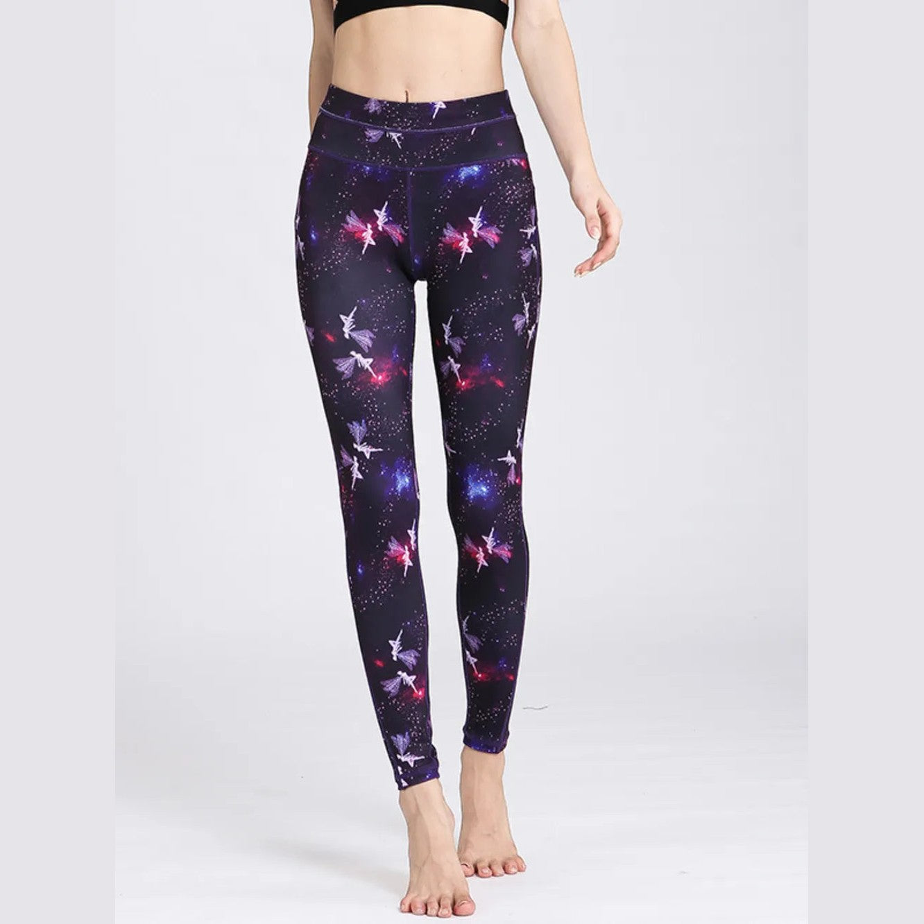 Bedruckte, hochgeschnittene Sportleggings – Ansicht 9 – VYROX