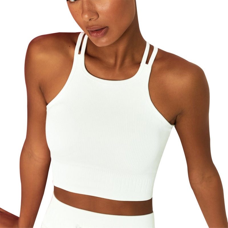 Sleeveless Running Crop Top – VYROX Fitnesswear