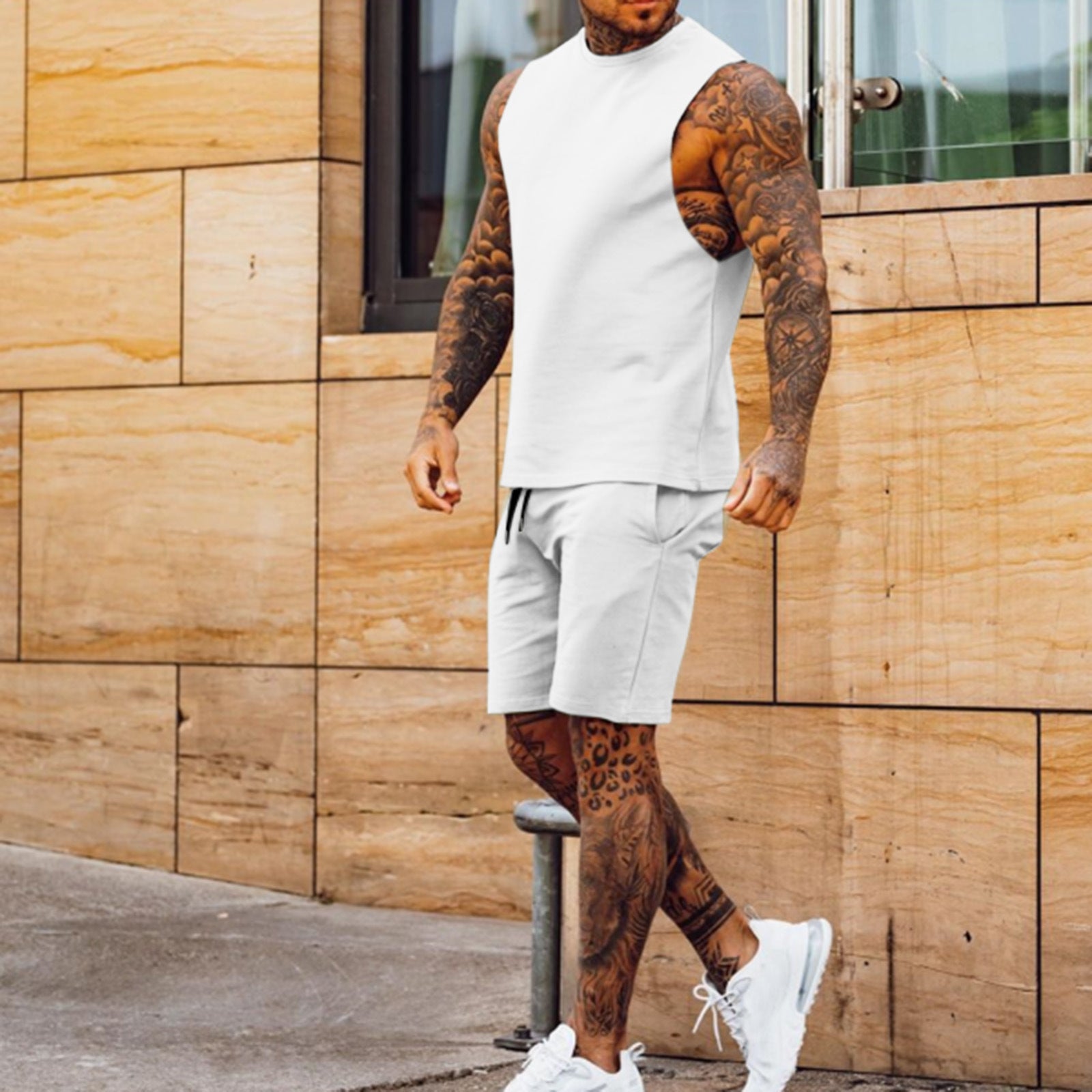 Ärmelloses Tank & Shorts Zweiteiler – Ansicht 4 – VYROX