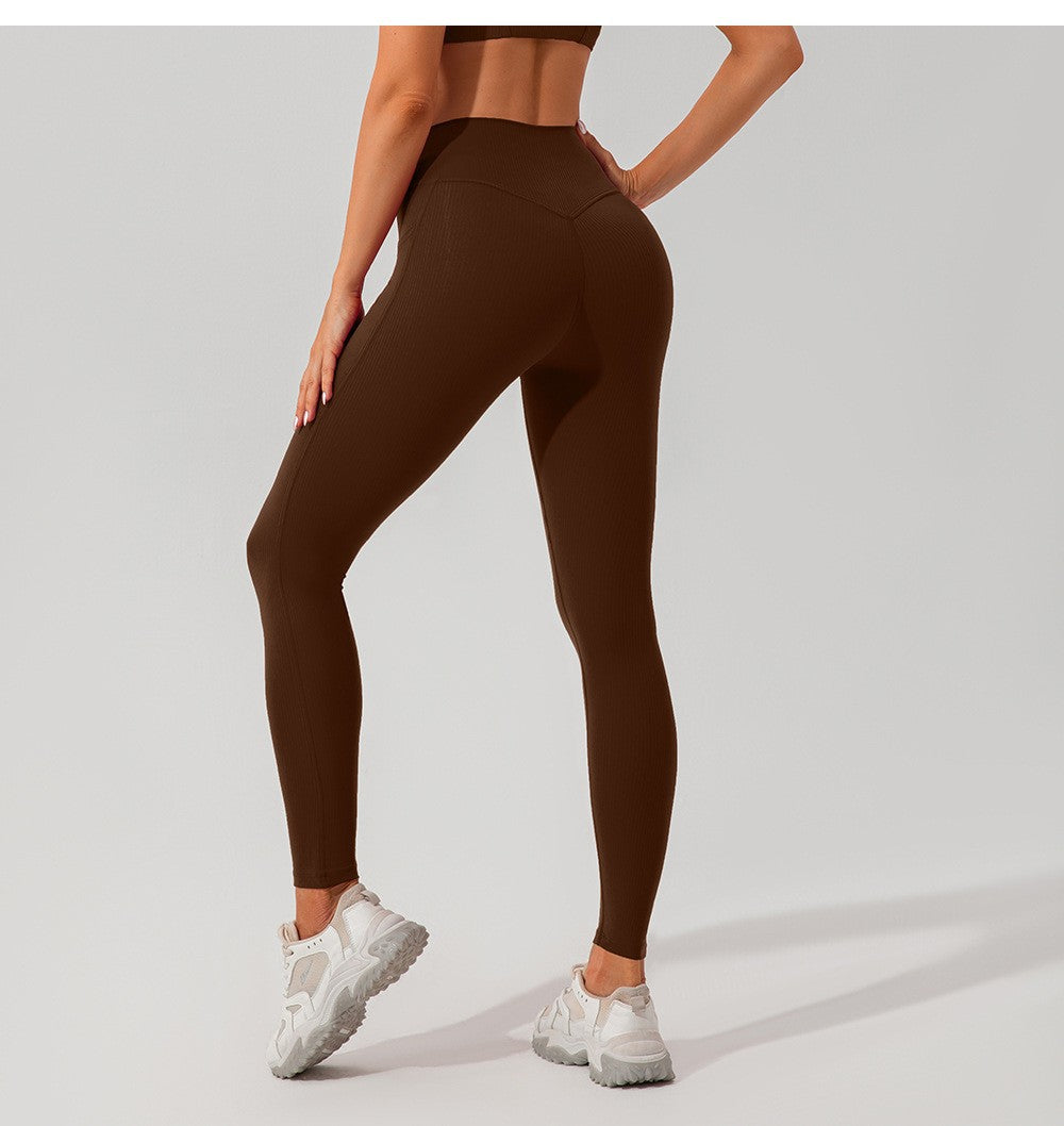 Threaded High-Waist Yoga Pants – Ansicht 8 – VYROX