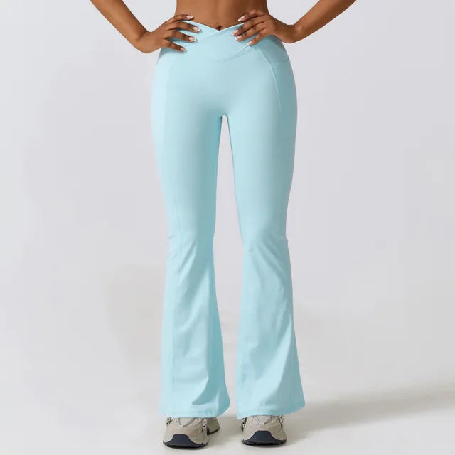 Stretch Fitness Flared Leggings – Ansicht 9 – VYROX