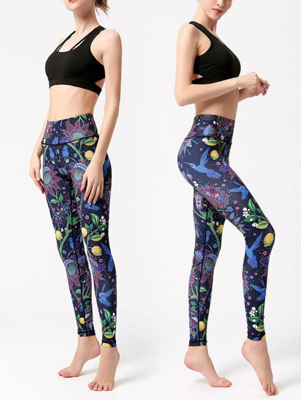Printed High-Waist Active Leggings – Ansicht 4 – VYROX