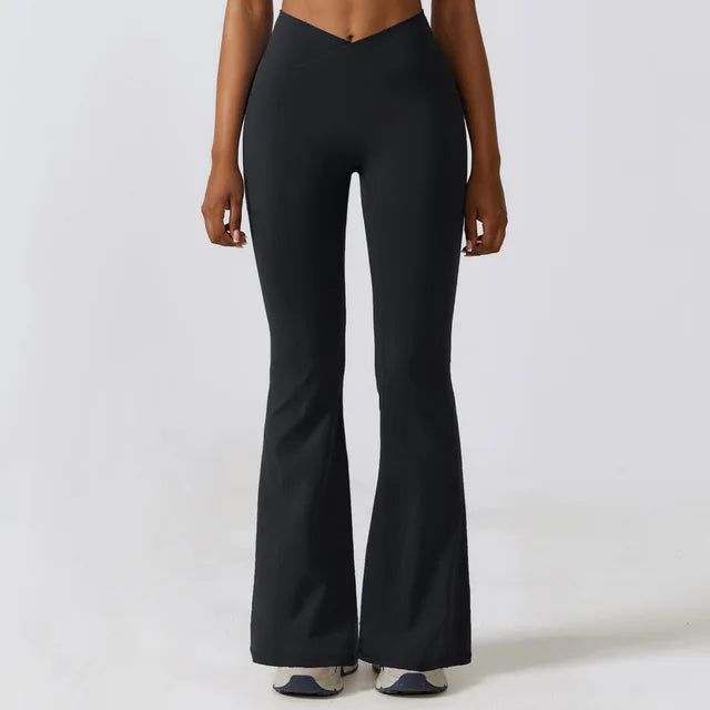 Stretch Fitness Flared Leggings – Ansicht 8 – VYROX