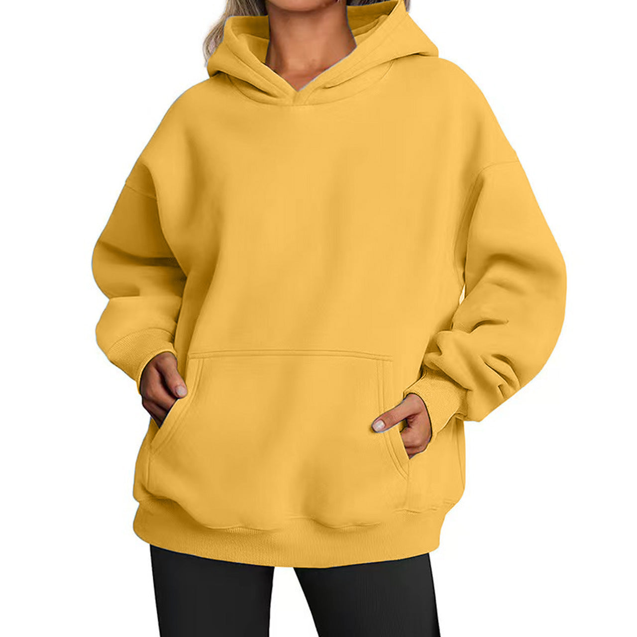 Casual Hoodie mit Kapuze & Taschen – Ansicht 23 – VYROX