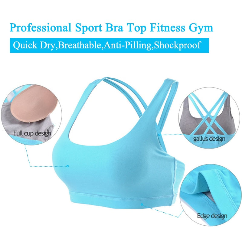 Seamless Sports Bra – Gepolstert Detailansicht – VYROX