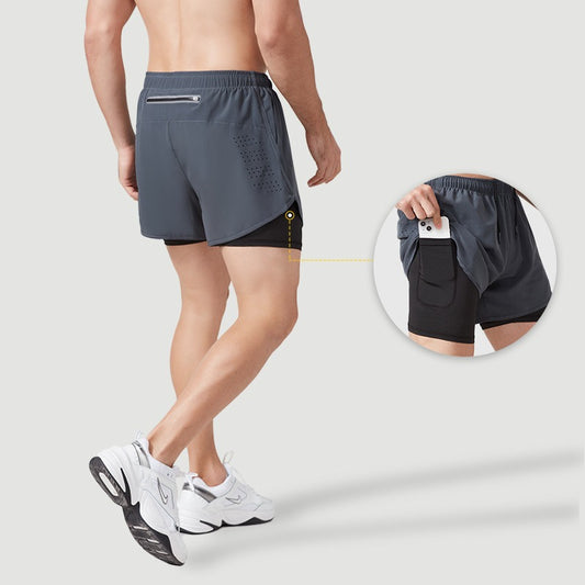 Doppel-Layer Sportshorts für Herren – VYROX Fitnesswear