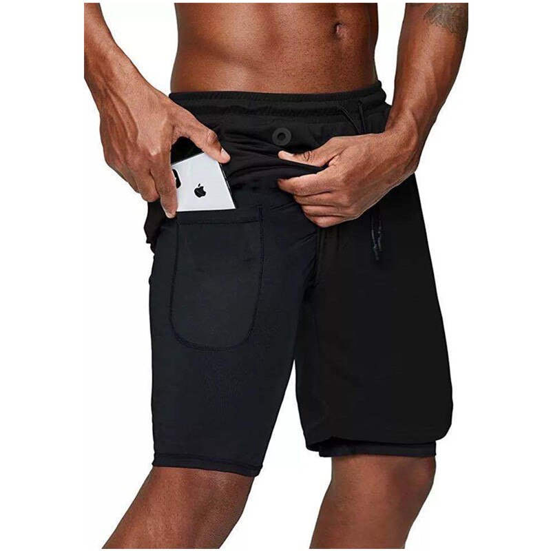 Herren 2-in-1 Running Shorts mit Reißverschluss-Taschen – Ansicht 9 – VYROX