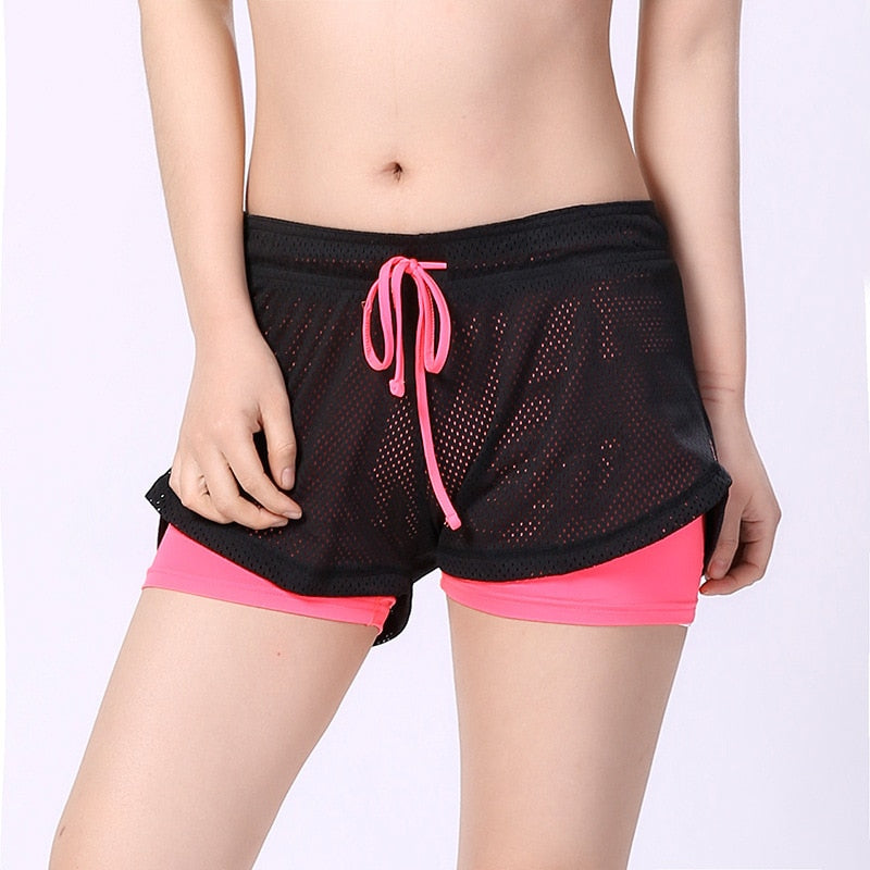 Damen Summer Mesh Workout Shorts Detailansicht – VYROX