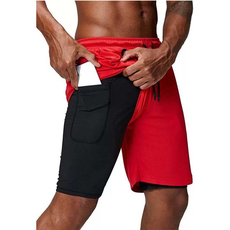 Herren 2-in-1 Running Shorts mit Reißverschluss-Taschen – Ansicht 12 – VYROX
