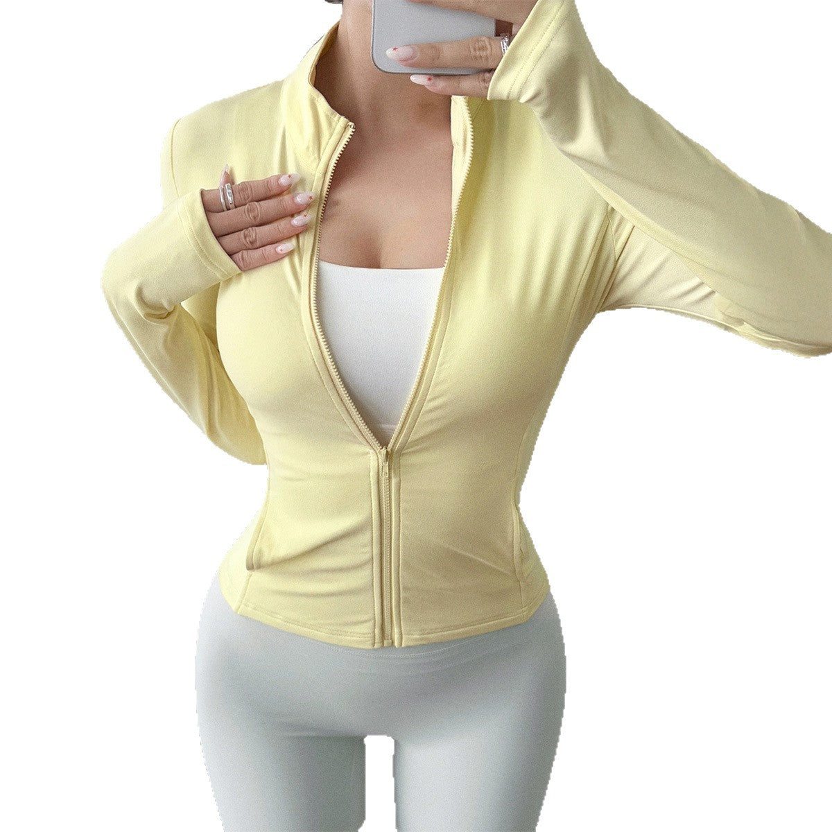 Casual Yoga Long Sleeve Top Jacket – VYROX Fitnesswear