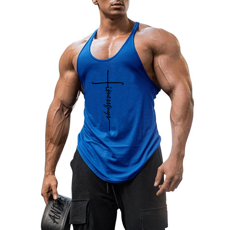 Baumwoll-Muscle Tank Detailansicht – VYROX