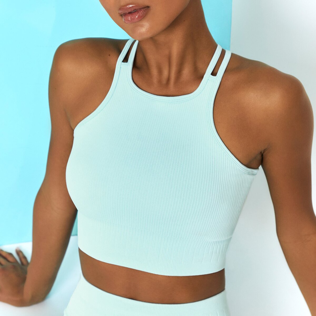 Sleeveless Running Crop Top – Ansicht 10 – VYROX