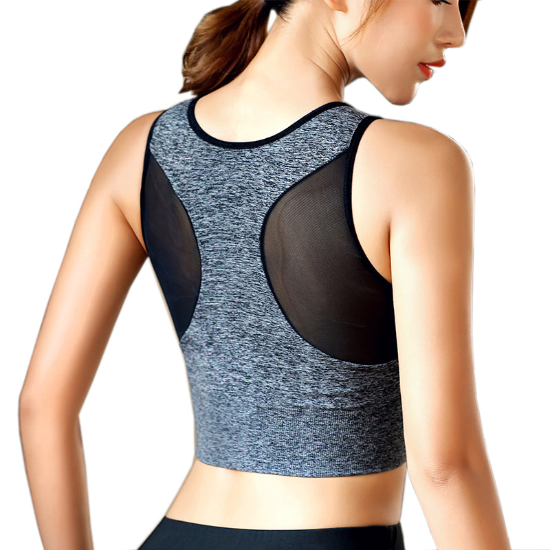 Atmungsaktiver Mesh Sports Bra Detailansicht – VYROX