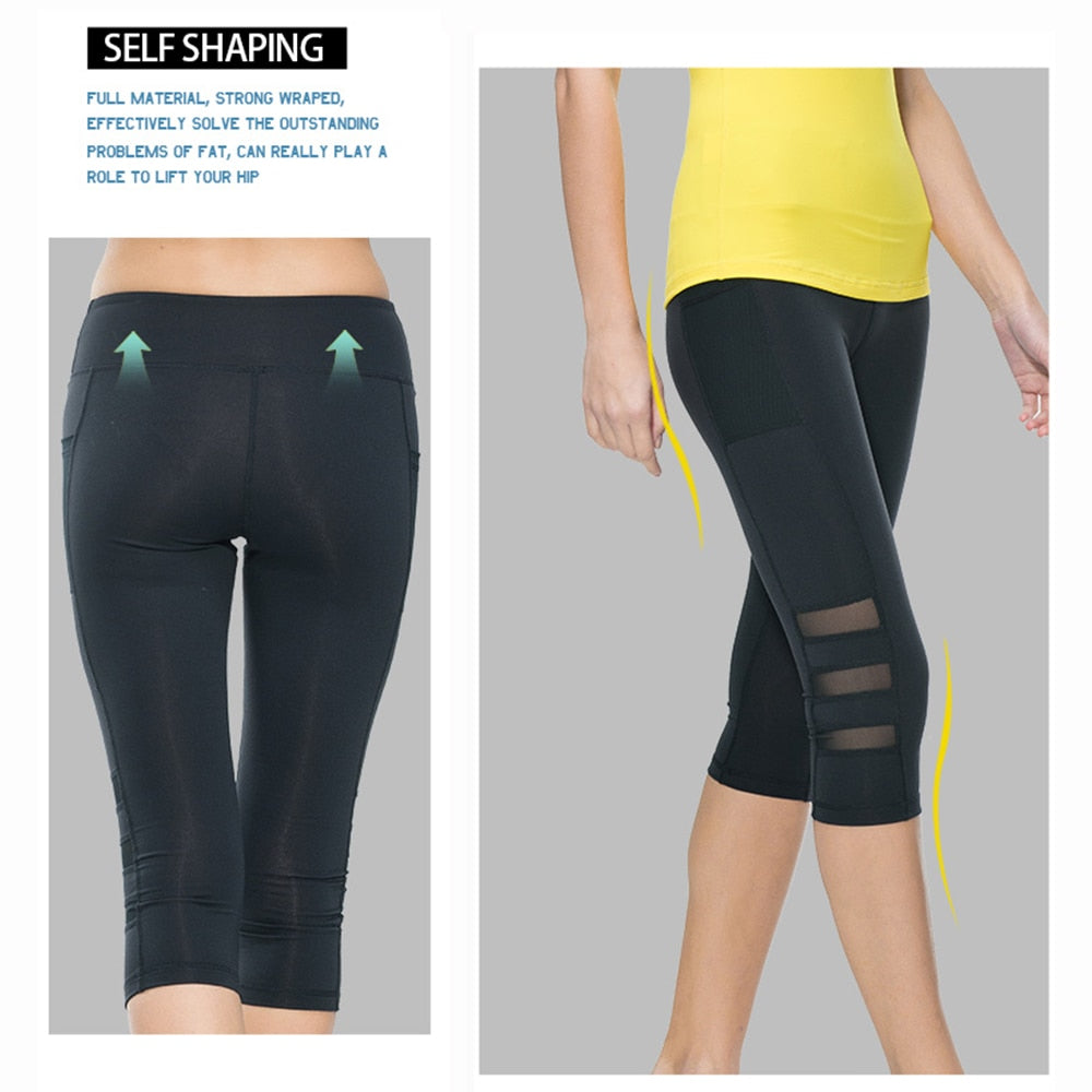 Calf-Length High-Waist Sport Leggings – Ansicht 5 – VYROX